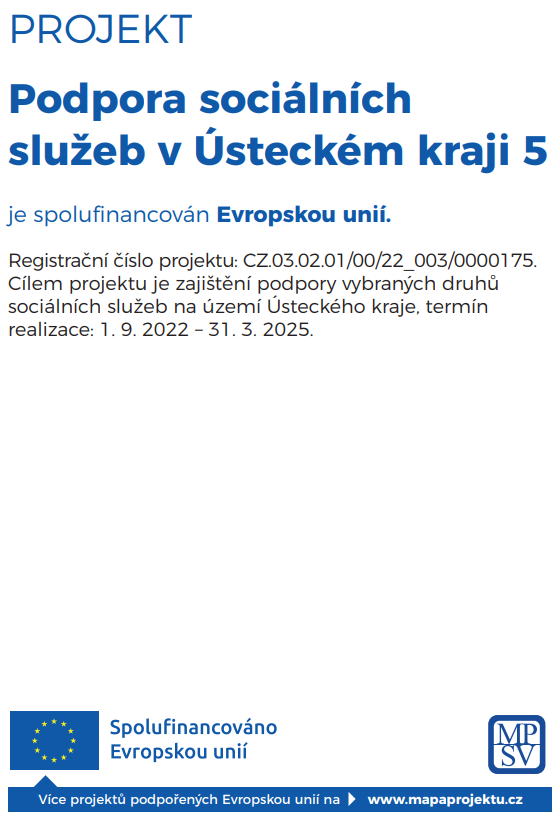 Projekt - PODPORA SOCIÁLNÍCH SLUŽEB V ÚSTECKÉM KRAJI 5